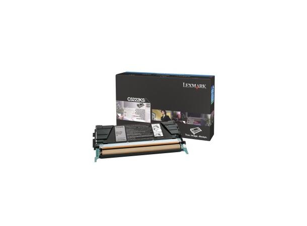 Toner Lexmark C5220KS C522 Bk 